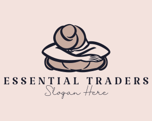 Woman Body Massage logo design