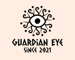 Mythical Tarot Eye  logo design