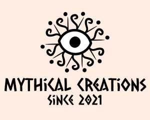 Mythical Tarot Eye  logo design