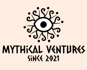 Mythical Tarot Eye  logo design