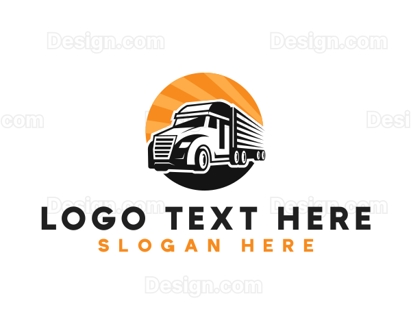 Truck Transport Moving Logo