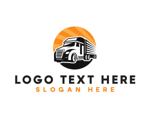 Truck Transport Moving logo