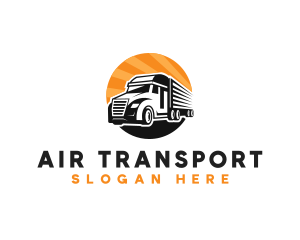 Truck Transport Moving logo design