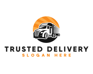 Truck Transport Moving logo design