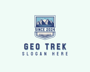 Mountain Hiking Travel logo design