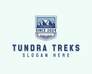 Mountain Hiking Travel logo design