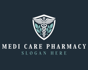 Caduceus Medical Pharmacy logo design