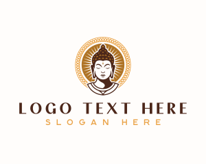 Spirituality Meditation Buddha logo