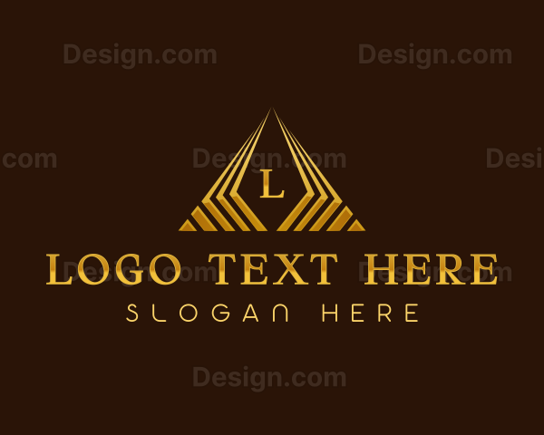 Premium Triangle Pyramid Logo