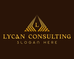 Premium Triangle Pyramid logo design