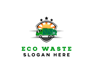 Recycle Truck Shield logo
