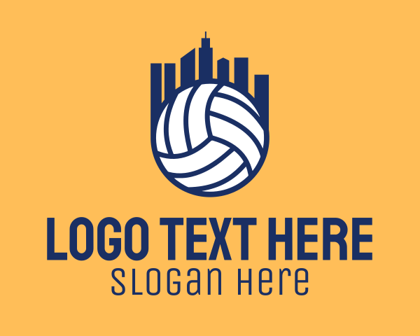 Volleyball Tournament logo example 1