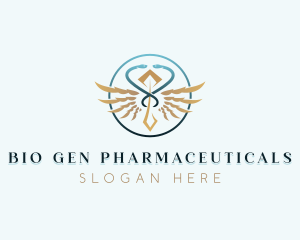 Pharmaceutical Healthcare Clinic logo design