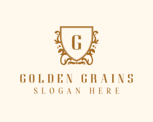 Golden Shield Boutique logo design