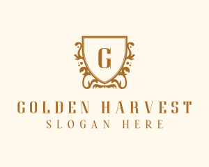 Golden Shield Boutique logo design