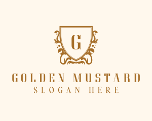 Golden Shield Boutique logo design