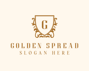 Golden Shield Boutique logo design