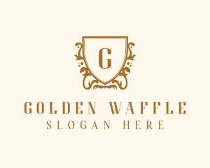 Golden Shield Boutique logo design