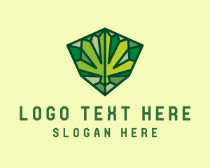 Cannabis Leaf Gem logo