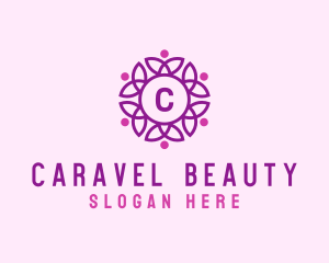 Nature Floral Feminine Cosmetics  logo design