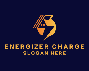 Residential Lightning Power Supply logo design