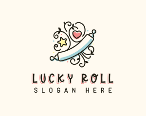 Baking Rolling Pin logo design