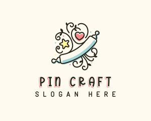 Baking Rolling Pin logo design