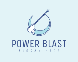 Power Pressure Washing Business logo design