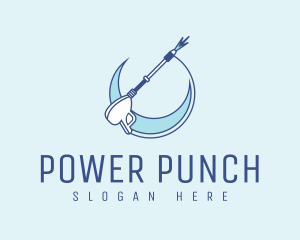 Power Pressure Washing Business logo design