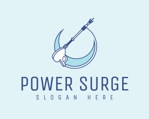 Power Pressure Washing Business logo design