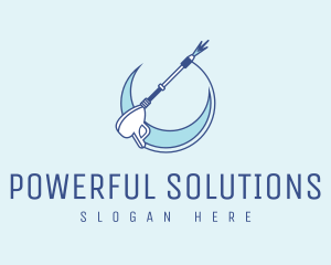 Power Pressure Washing Business logo design