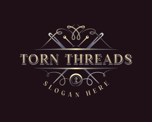 Needle Thread Dressmaker logo design