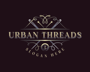 Needle Thread Dressmaker logo design