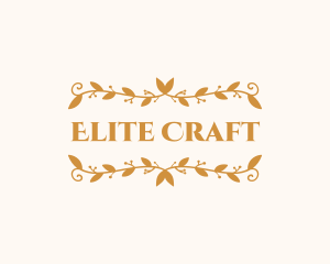 Elegant Event Decoration logo design