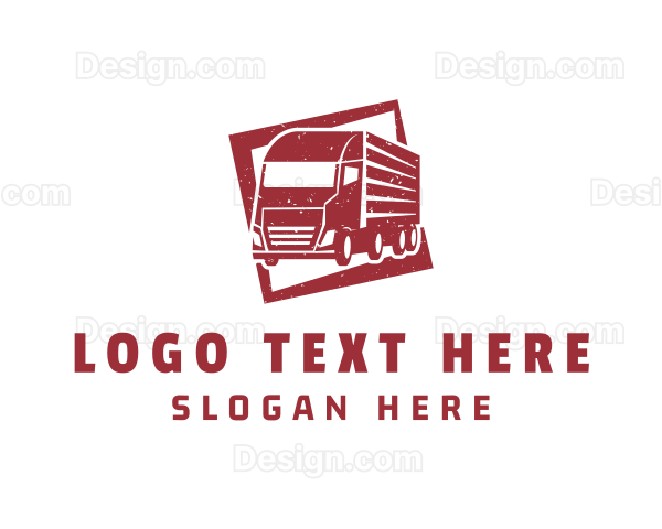 Truck Forwarding Delivery Logo