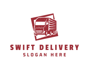 Truck Forwarding Delivery logo design