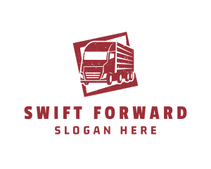 Truck Forwarding Delivery logo design