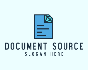 Diamond File Document logo