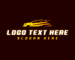 Race Car Vehicle logo