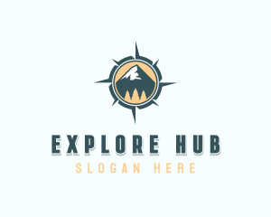 Adventure Exploration Compass logo design