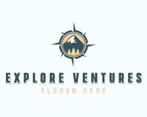 Adventure Exploration Compass logo design