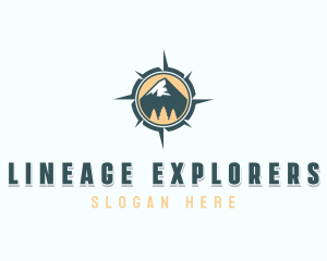 Adventure Exploration Compass logo design