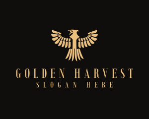 Golden Eagle Bird logo design