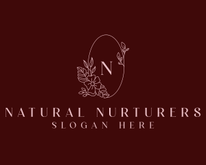 Organic Flower Boutique logo design