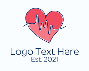 Heartbeat - Cardio Care Clinic logo design
