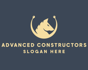 Horse Stallion Equestrian logo design