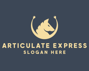 Horse Stallion Equestrian logo design