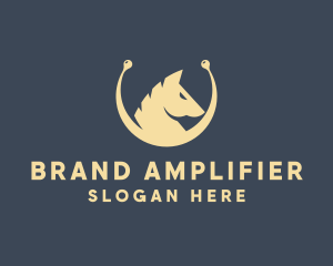 Horse Stallion Equestrian logo design