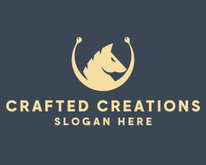 Horse Stallion Equestrian logo design