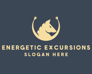 Horse Stallion Equestrian logo design